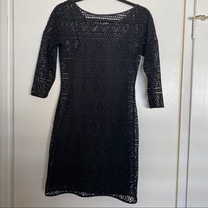 Express Black Bodycon Dress